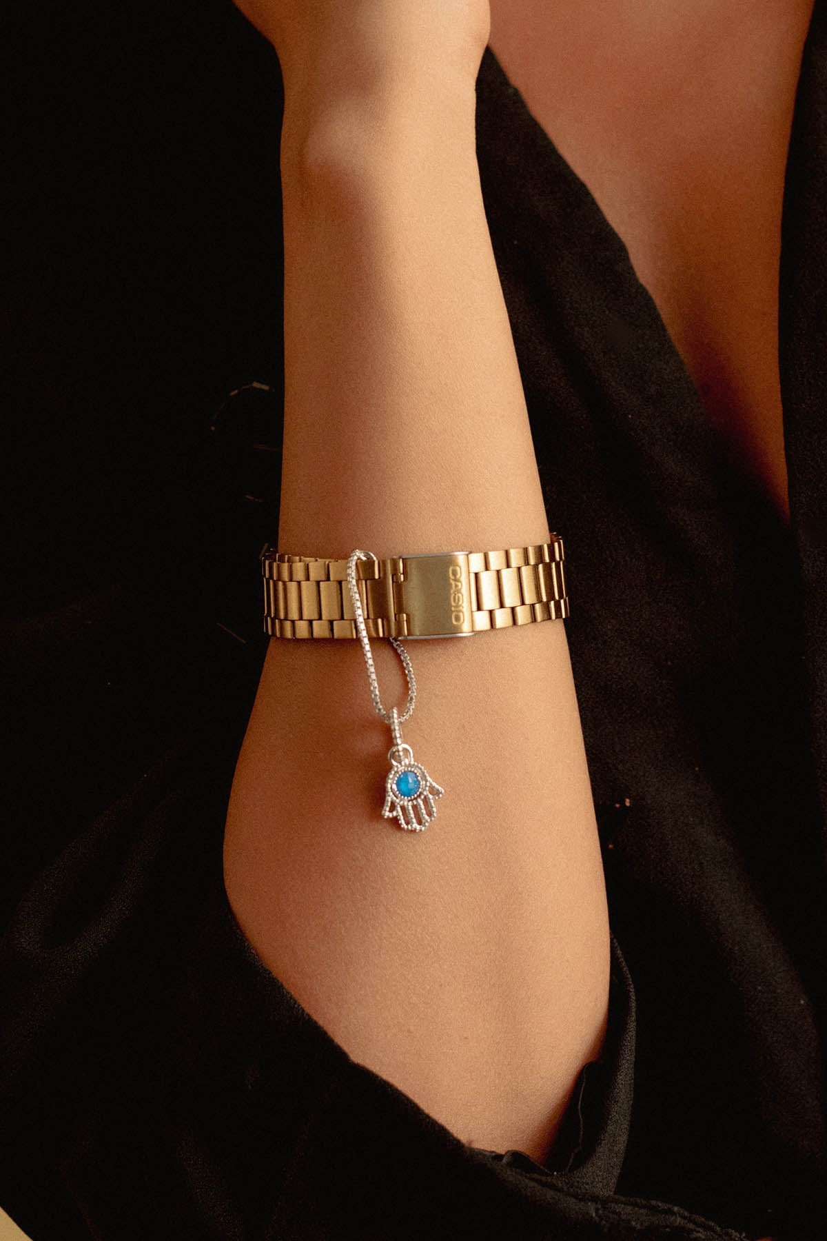 Buy Human Hand Watch Charm For Women Online at ScrollnShops